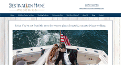 Desktop Screenshot of destinationmaineweddings.com